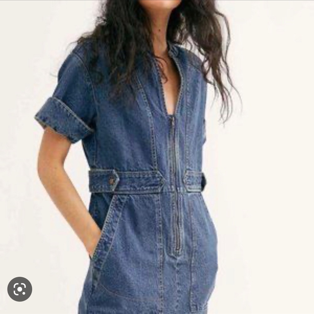 Free People dream on denim dress
